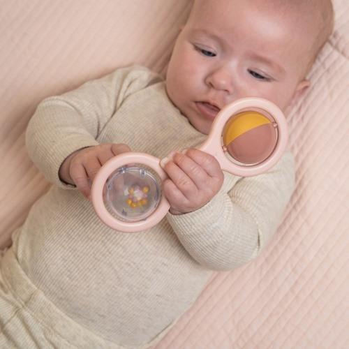 Sonaglio con palline rosa