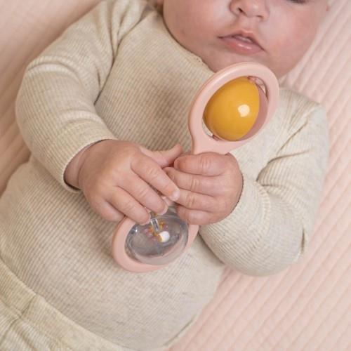 Sonaglio con palline rosa