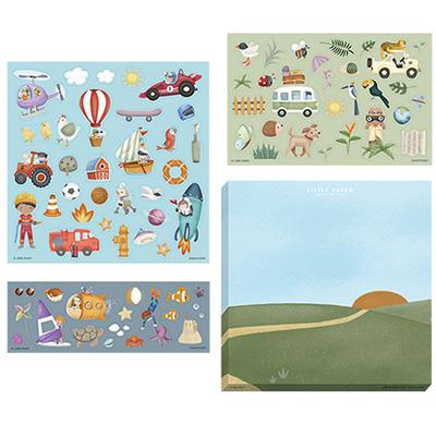 Set stickers 3 scenari Jim & Friends