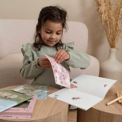 Set stickers 3 scenari Rosa & Friends