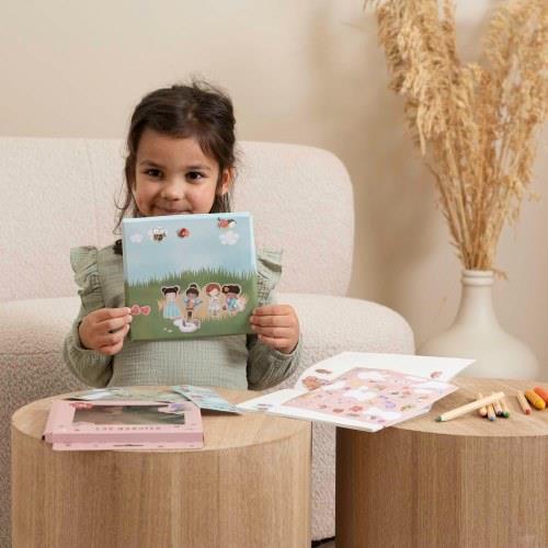 Set stickers 3 scenari Rosa & Friends