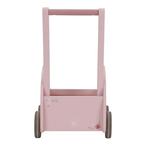 Carrellino primi passi macchina rosa