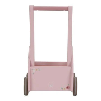 Carrellino primi passi macchina rosa
