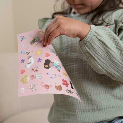 Set stickers 3 scenari Rosa & Friends