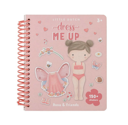 Libro Dress me up con adesivi