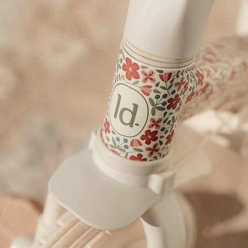 Triciclo 4 in 1 bianco a fiori