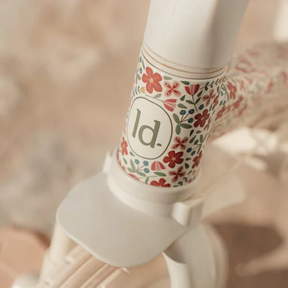 Triciclo 4 in 1 bianco a fiori