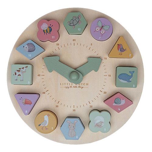 Orologio puzzle in legno