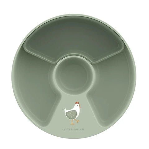 Piatto con divisori Little Farm