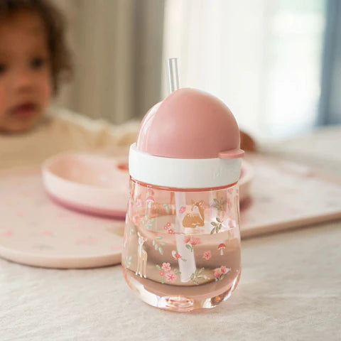 Borraccia con cannuccia 300 ml Fairy Garden