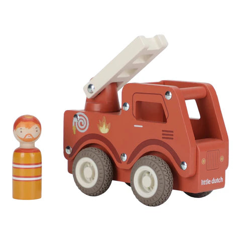Camion dei pompieri di legno