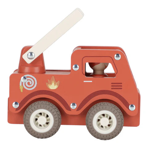 Camion dei pompieri di legno