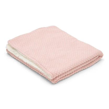 Coperta in maglia e teddy 70x100