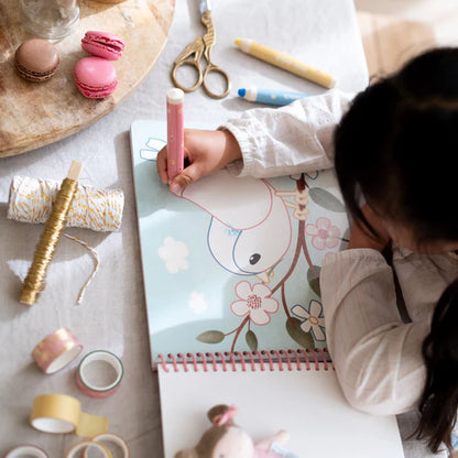 Libro da colorare Rosa