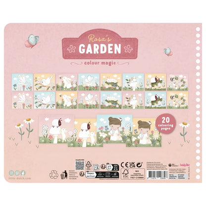 Libro da colorare Rosa