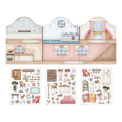 Libro con adesivi riutilzzabili Rosa