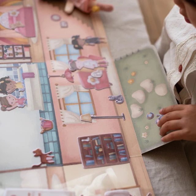 Libro con adesivi riutilzzabili Rosa