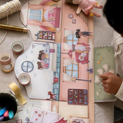 Libro con adesivi riutilzzabili Rosa