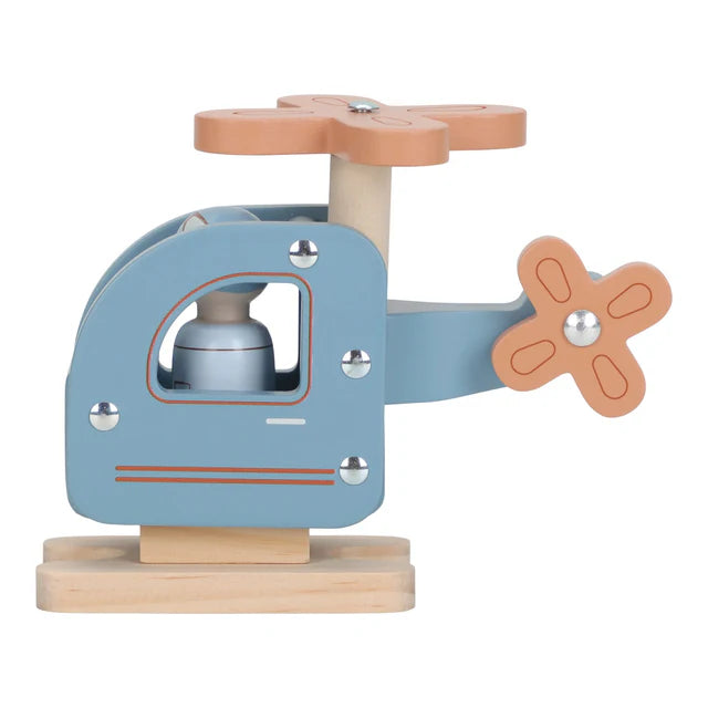 Elicottero di legno