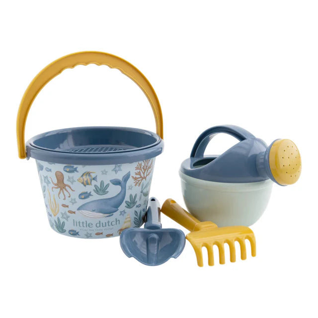 Set giochi da spiaggia 5 pezzi blu