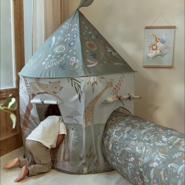 Tenda da gioco con tunnel Safari Friends