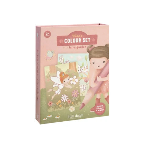 Libro da colorare Rosa (con stickers)