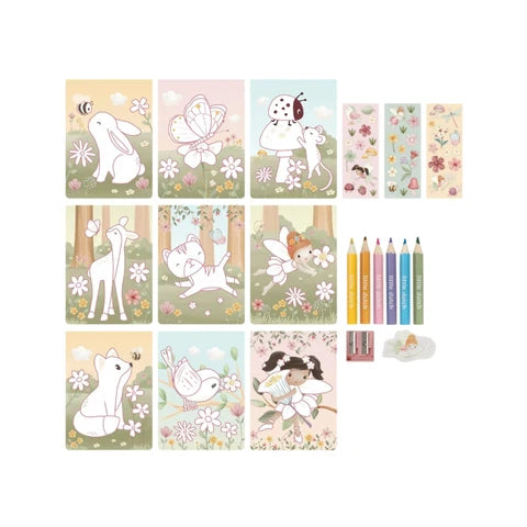 Libro da colorare Rosa (con stickers)