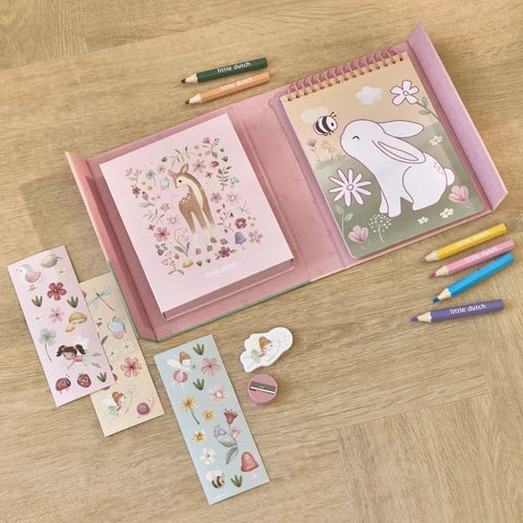 Libro da colorare Rosa (con stickers)
