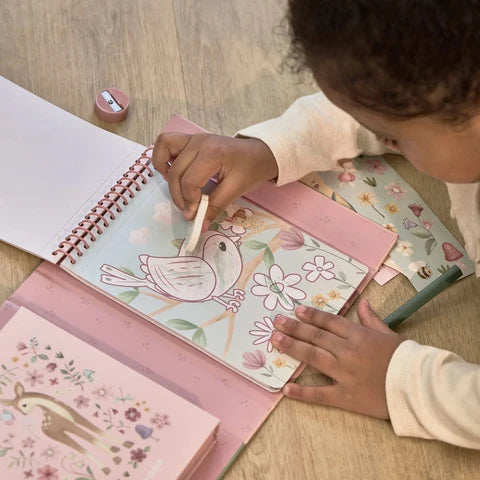 Libro da colorare Rosa (con stickers)