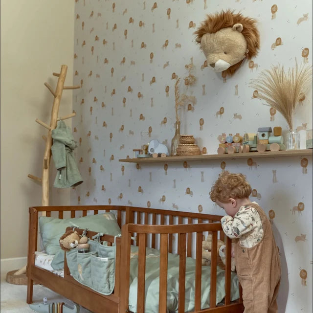 Peluche leone da parete