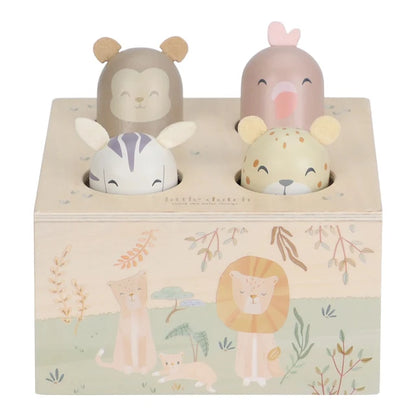 Gioco pop-up in legno