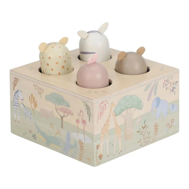Gioco pop-up in legno