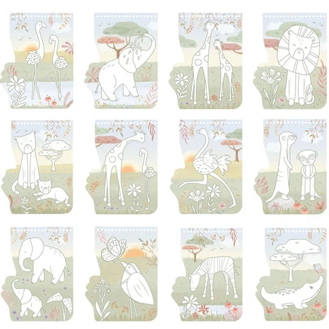Libro da colorare Flamingo