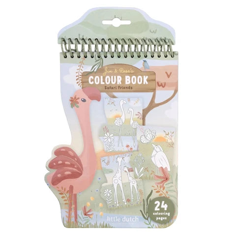Libro da colorare Flamingo