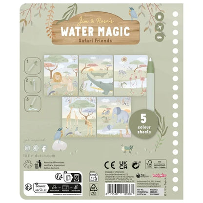 Libro magico ad acqua Safari Jim