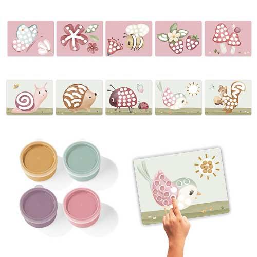 Set pittura con le dita Fairy Garden