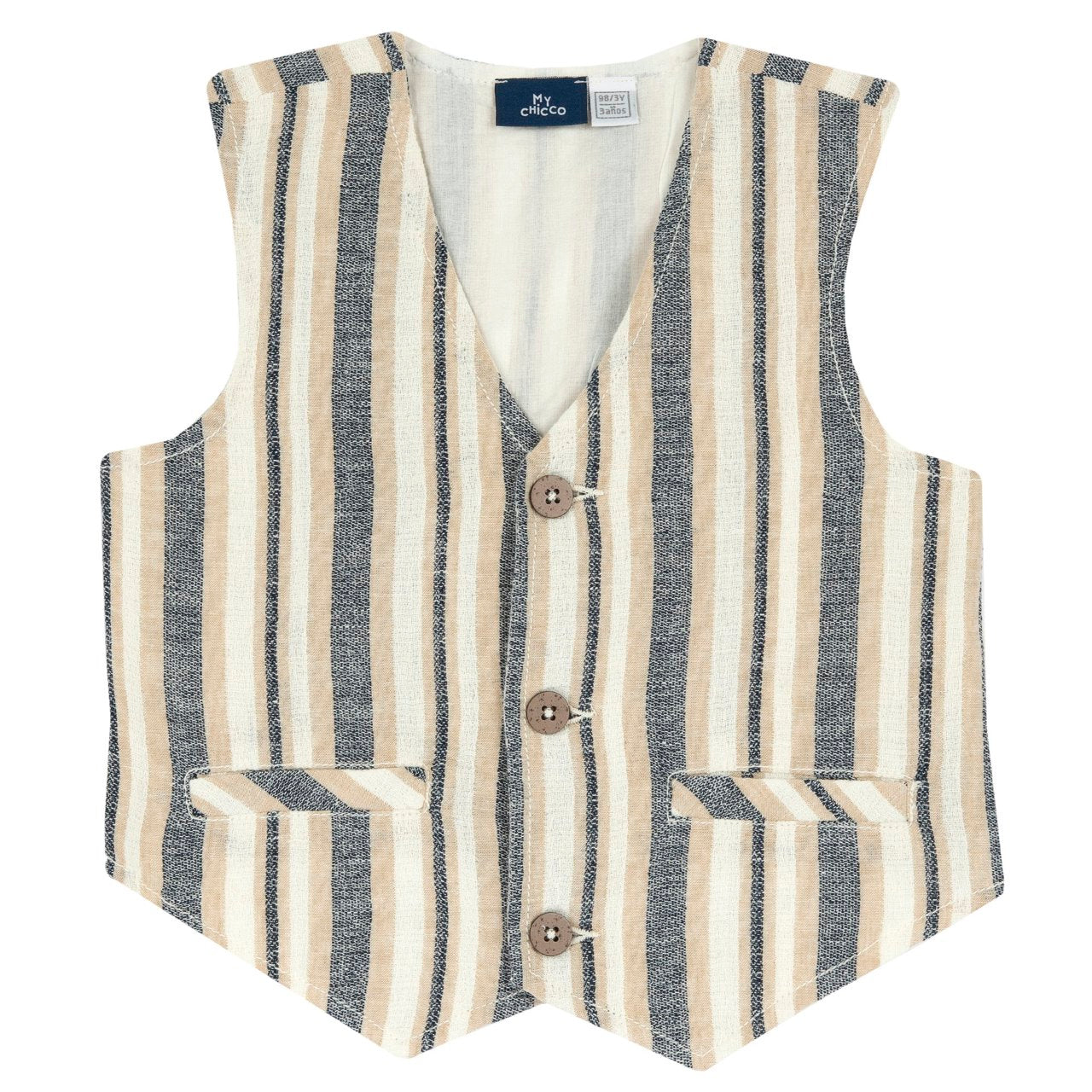 Gilet di lino Chicco