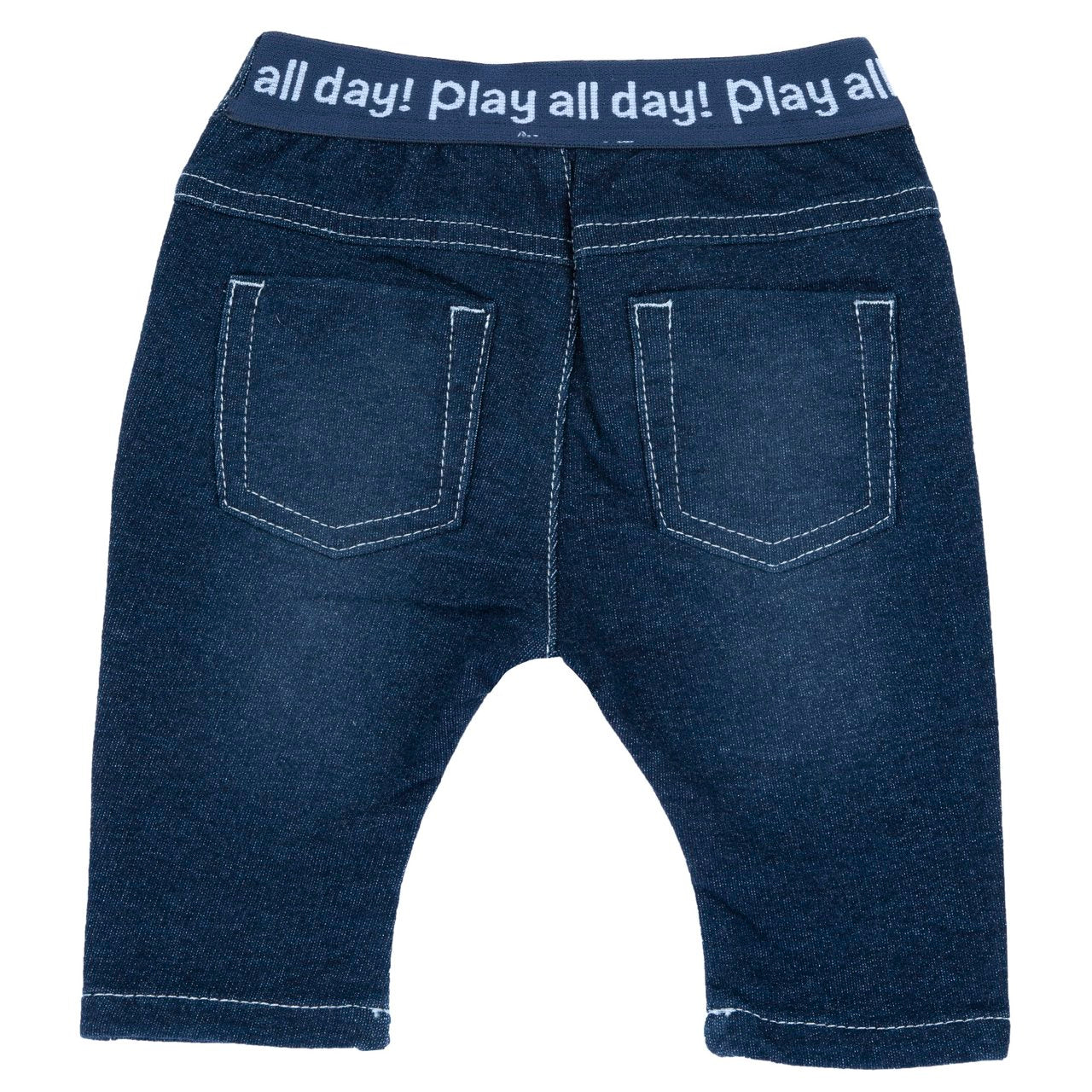 Pantaloni lunghi effetto denim