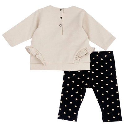 Completo felpa e leggings Chicco