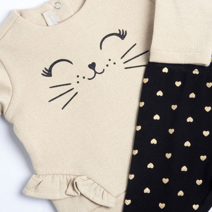 Completo felpa e leggings Chicco