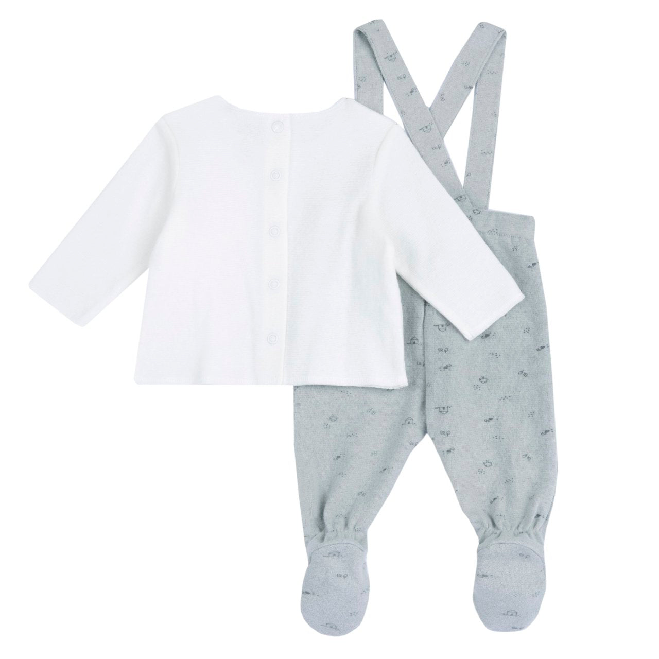 Completo maglia e ghettina con bretelle Chicco