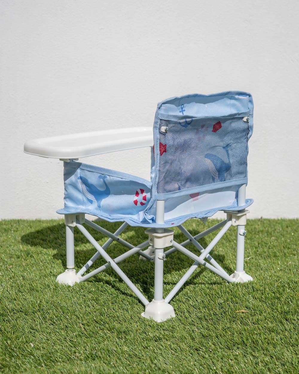 Seggiolone portatile azzurro