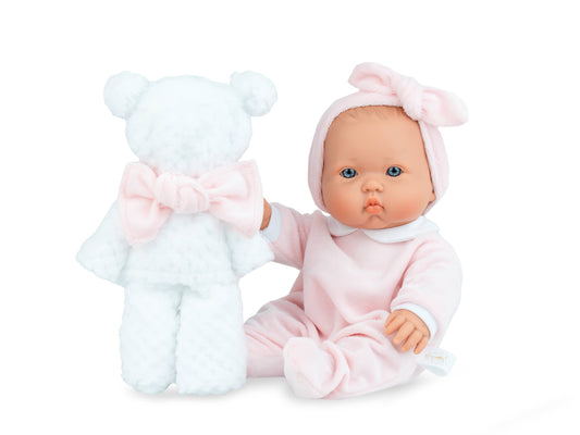 Bambola Betty Teddy con coperta