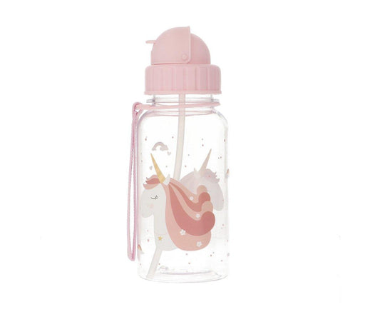 Borraccia Plastica Magical Unicorn Personalizzabile