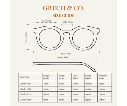 Occhiali da Sole Polarizzati Classic Child Ivory Tortoise (3-8)