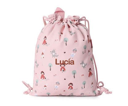 Sacca-Zaino Tela Tutete Little Red Personalizzabile