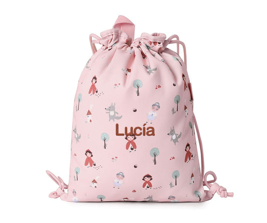Sacca-Zaino Tela Tutete Little Red Personalizzabile