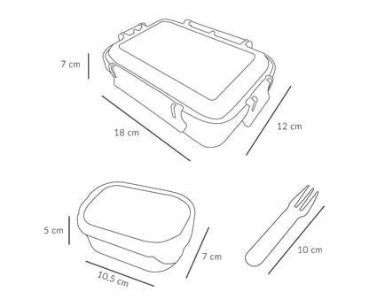 Lunch Box Tutete City Cars