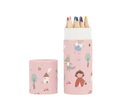 Tubo 12 Pastelli Tutete Little Red