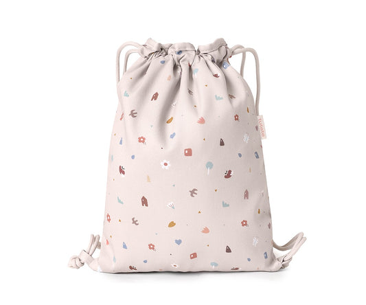 Sacca-Zaino Tela Tutete Geometric Nature Personalizzabile